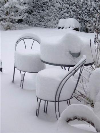 Sneeuw in maart 2005